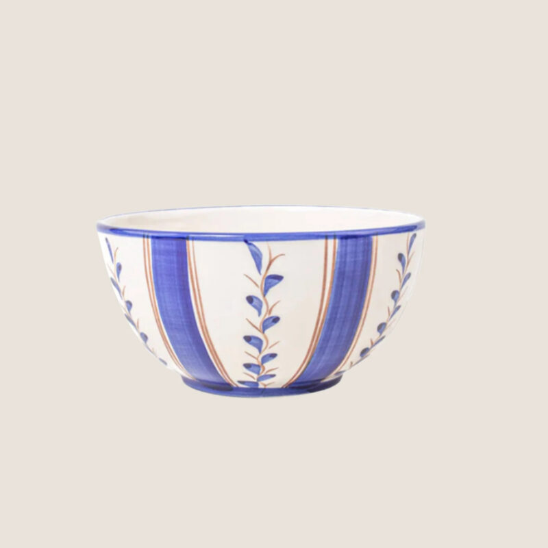Blue Stripe Cereal Bowl