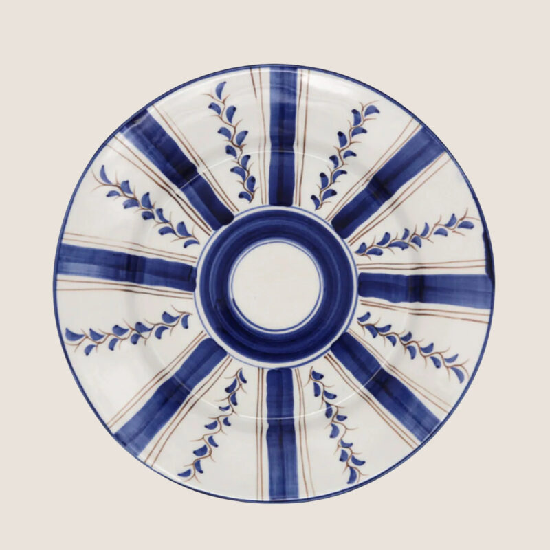 Blue Stripe Dinner Plate