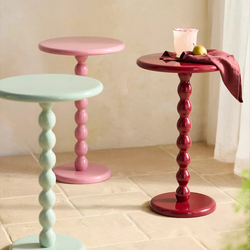 Bobbin Lacquered Side Table