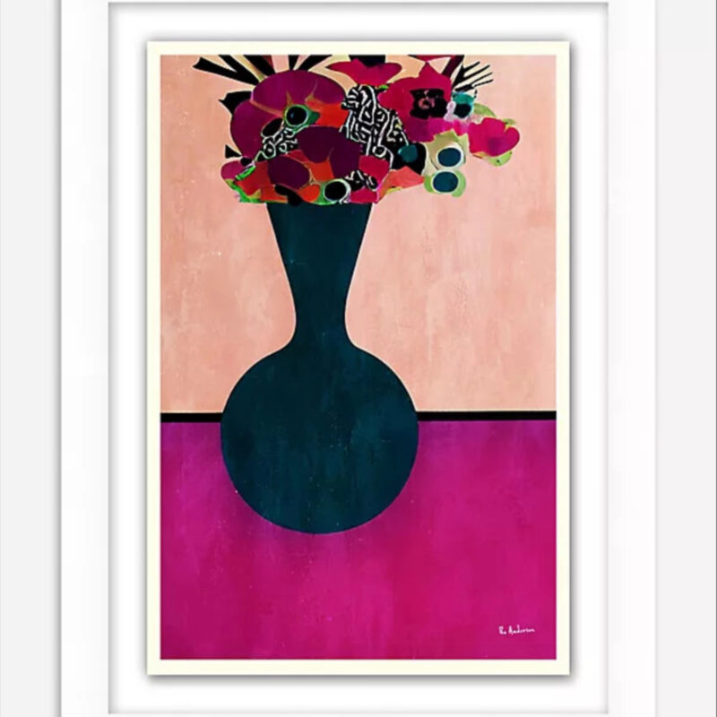Anthropologie Bold Blossoms Wall Art