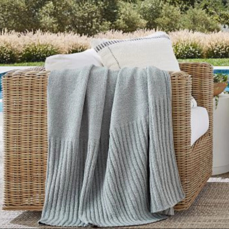 Bold Bordered Outdoor Throw