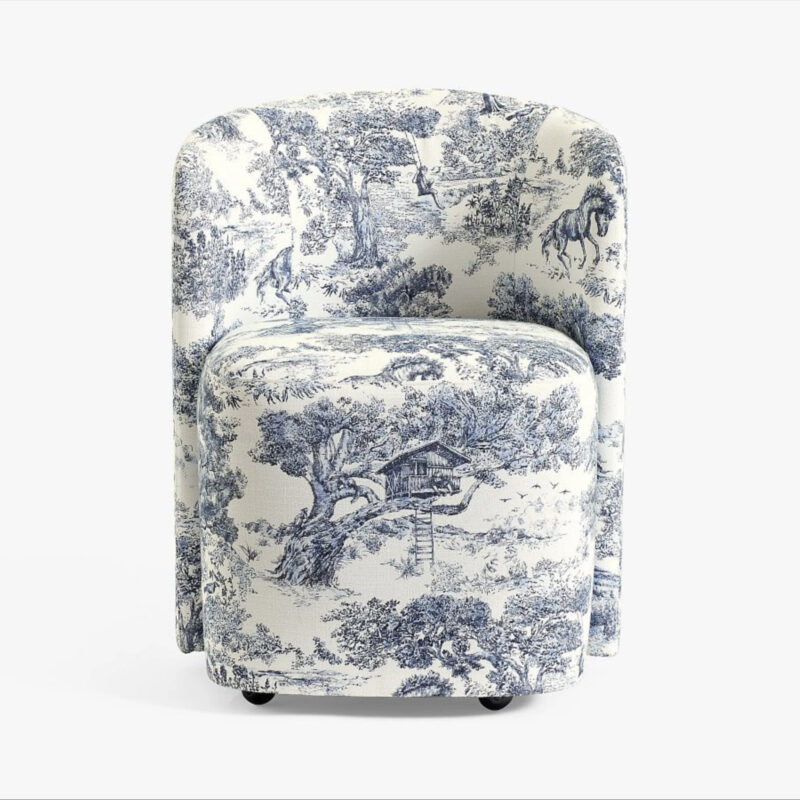 Brandon Maxwell Groveland Toile Upholstered Dining Chair