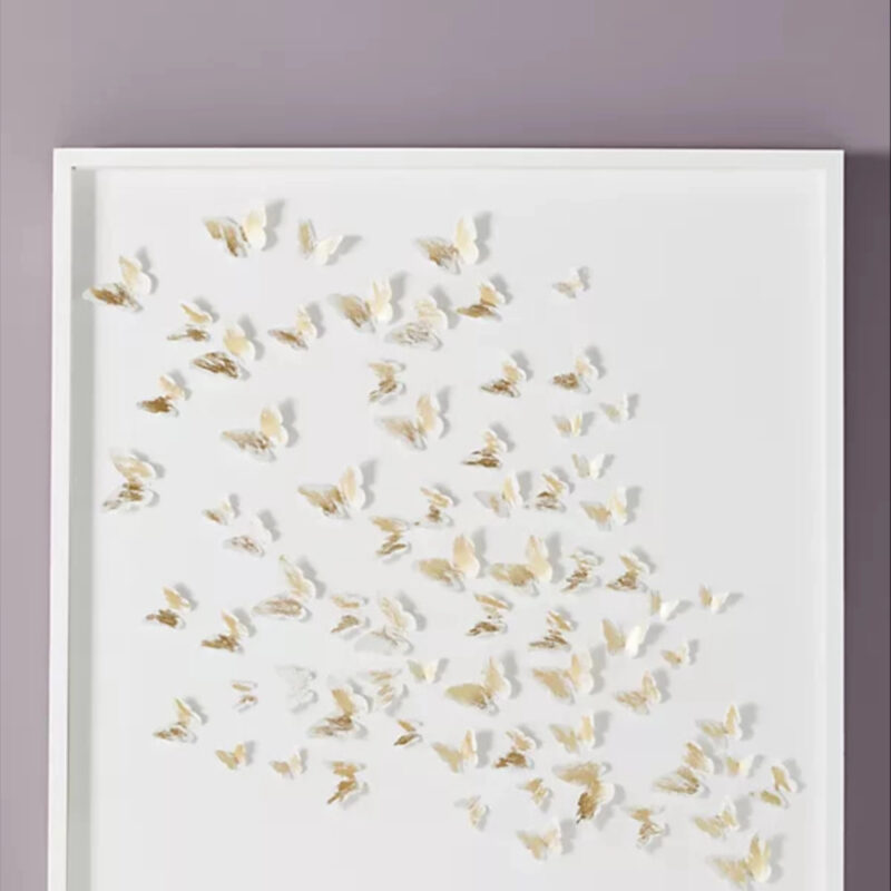 Anthropologie Butterfly Spray Wall Art