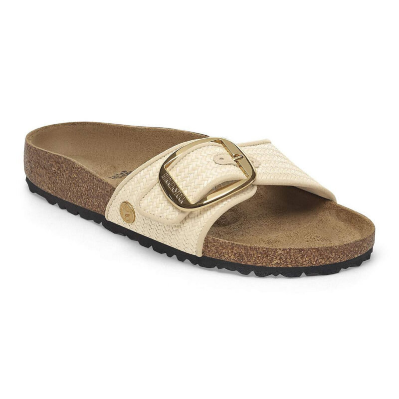 Buy Madrid Big Buckle Raffia Textile for USD 189.95 | Birkenstock US