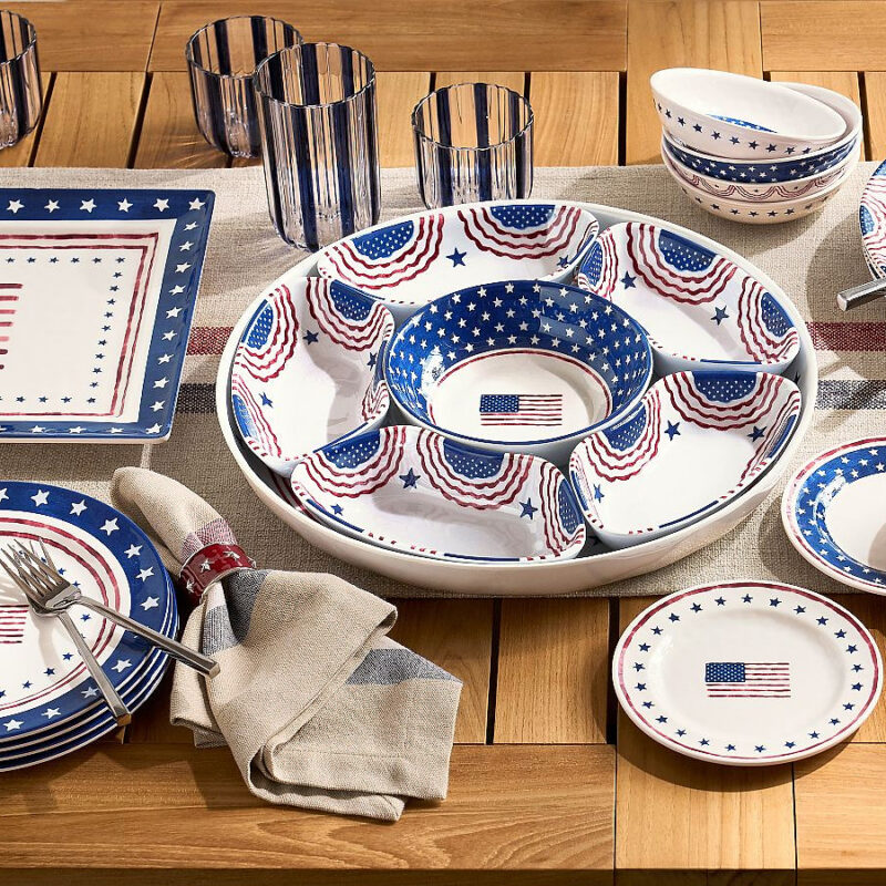 Cabana Americana Outdoor Melamine Multi-Condiment Server