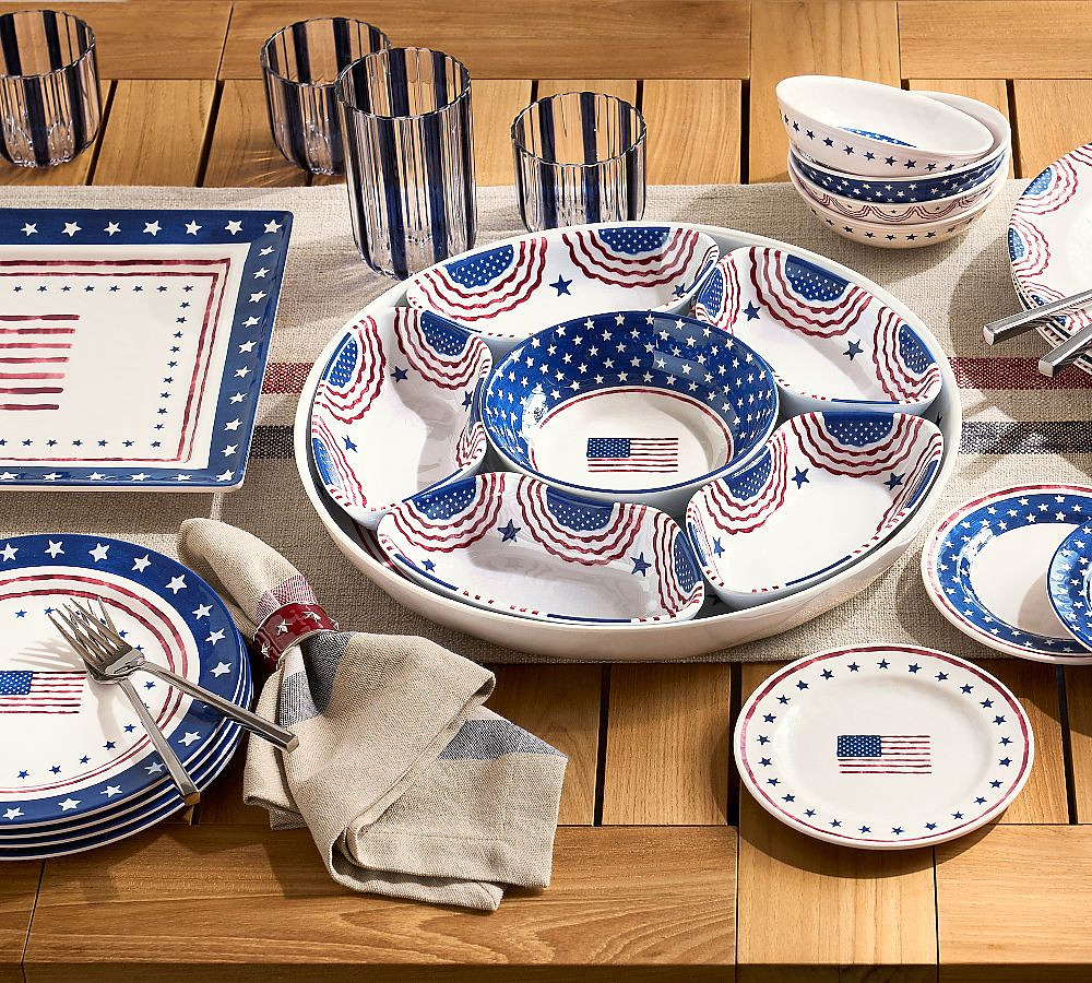Cabana Americana Outdoor Melamine Multi-Condiment Server