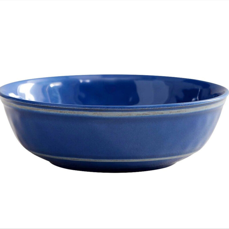 Cabana Outdoor Melamine Cereal Bowls, Set of 4 - Navy