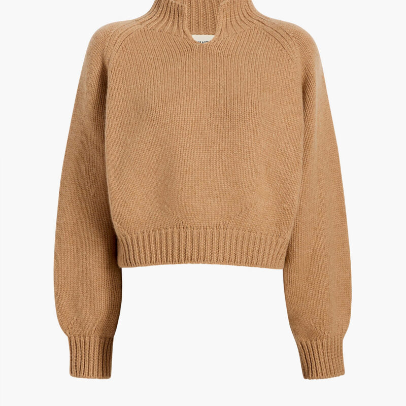 Cain Sweater in Biscotti Khaite