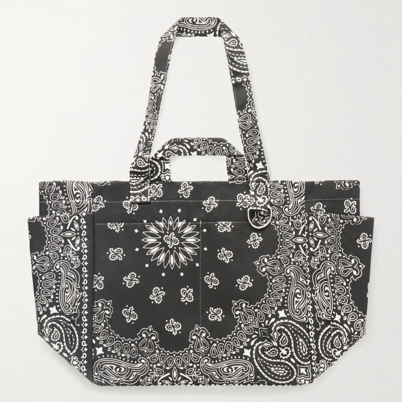 CALL IT BY YOUR NAME - Picnic Bandana-print Cotton Tote - Black