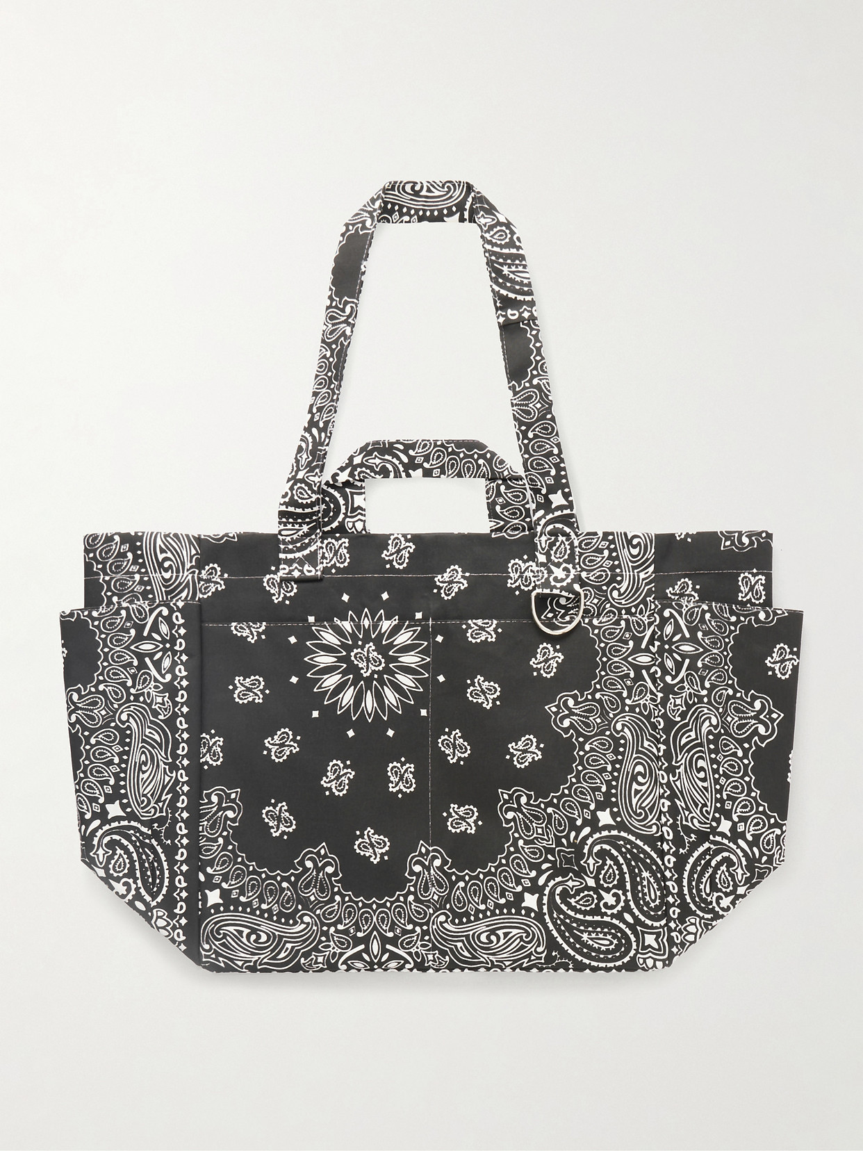 CALL IT BY YOUR NAME - Picnic Bandana-print Cotton Tote - Black