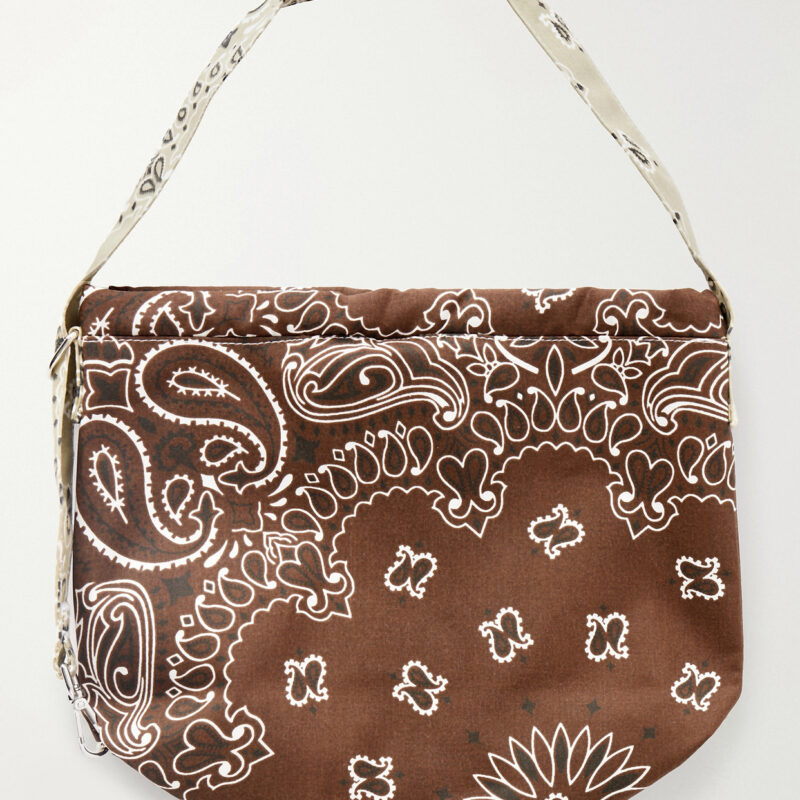 CALL IT BY YOUR NAME - Seau Bandana-print Cotton Tote - Brown