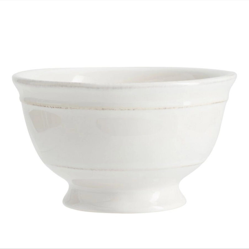 Cambria Stoneware Footed Snack Bowl - Stone