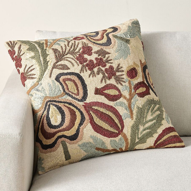 Celine Embroidered Pillow Cover