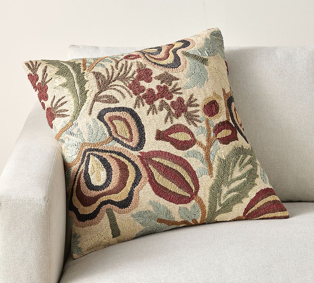 Celine Embroidered Pillow Cover