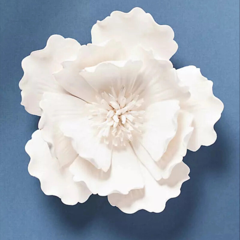 Ceramic Flower Decorative Object