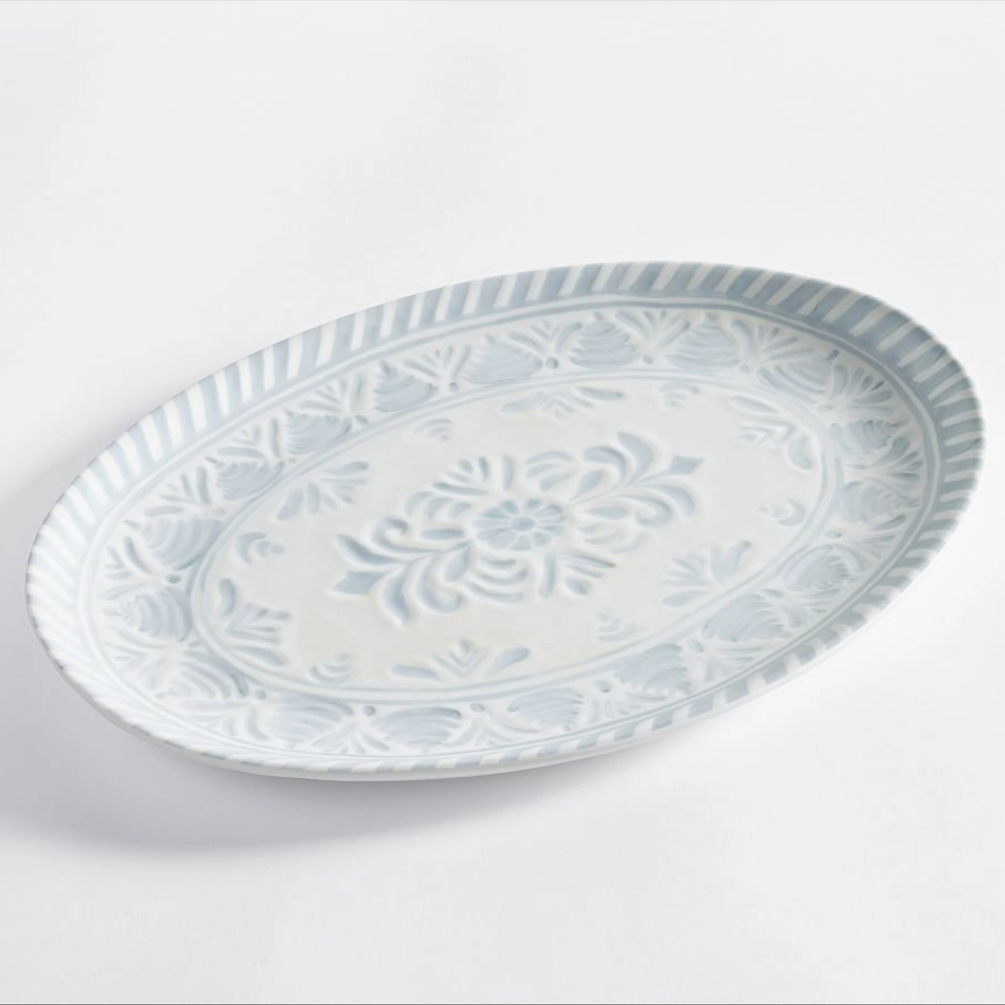 Chambray Tile Melamine Serving Platter