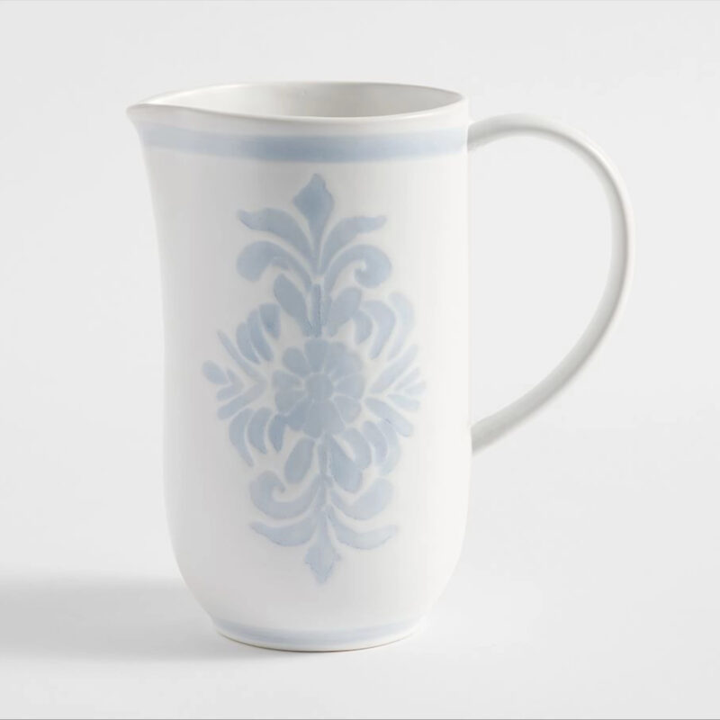 Chambray Tile Stoneware Pitcher