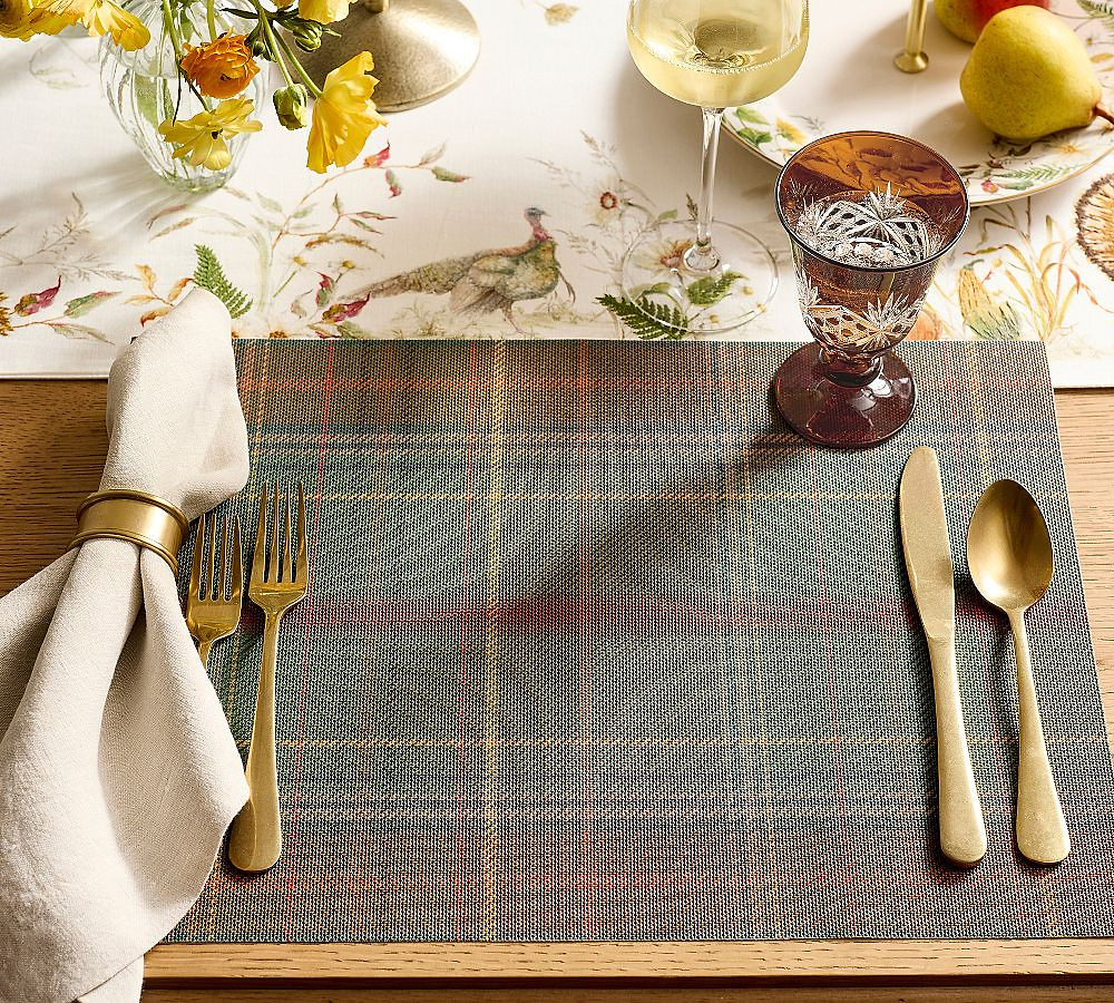 Chilewich Woodrow Plaid Placemats - Set of 4