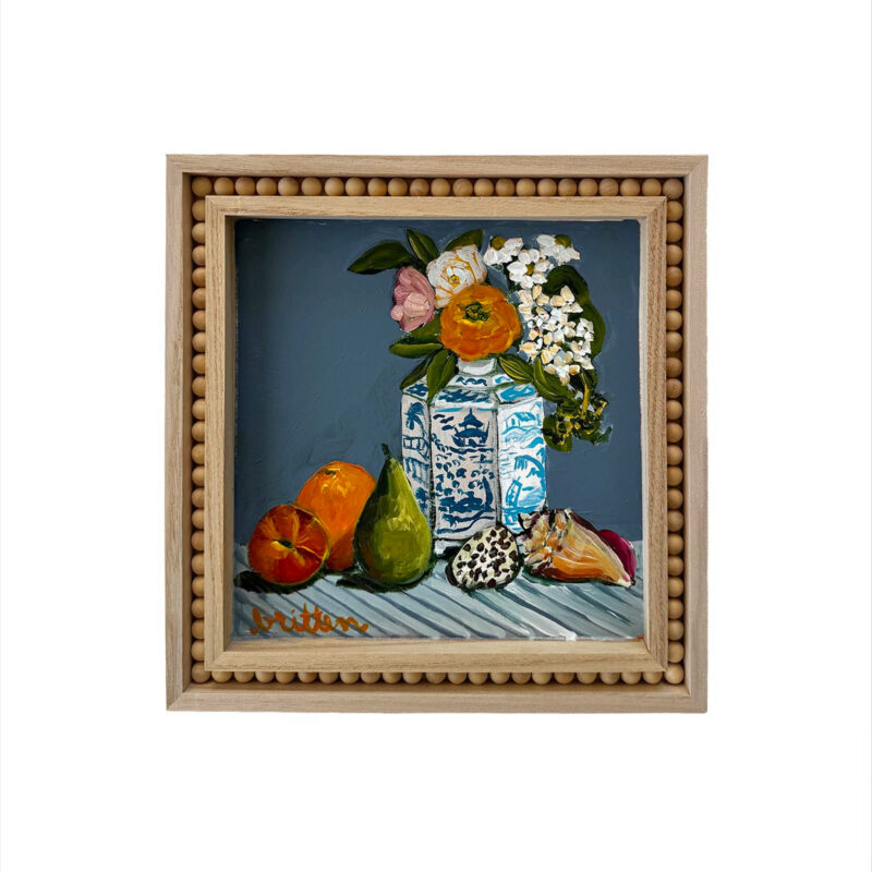 Serena & Lily Chinoiserie & Shells-Blue by Meg Britten