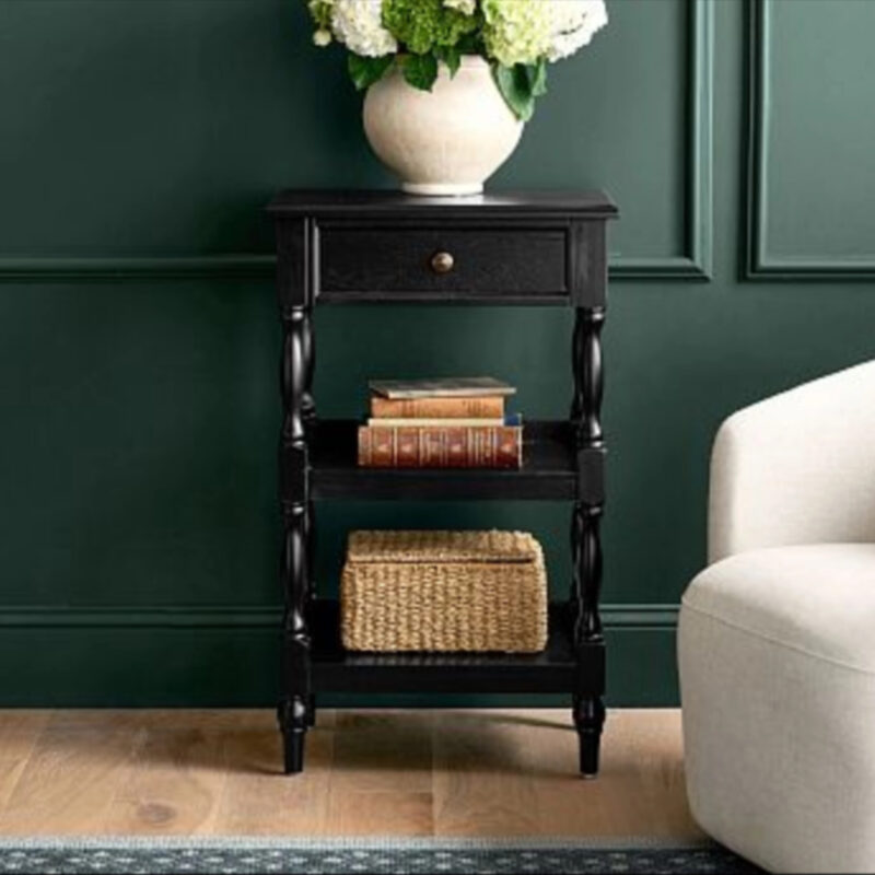 Chris Loves Julia Modern Traditional Mini Entryway Table (22")