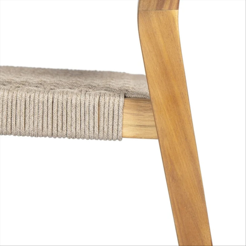 Christopher Knight Home Modern Outdoor Dining Chairs, Solid Wood Frame,