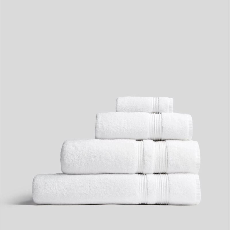 Classic Turkish Cotton Towels (White)