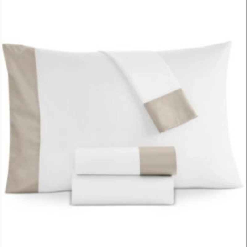 Closeout Hotel Collection Italian Percale Sateen Cuff Sheet Sets Exclusively At Macys