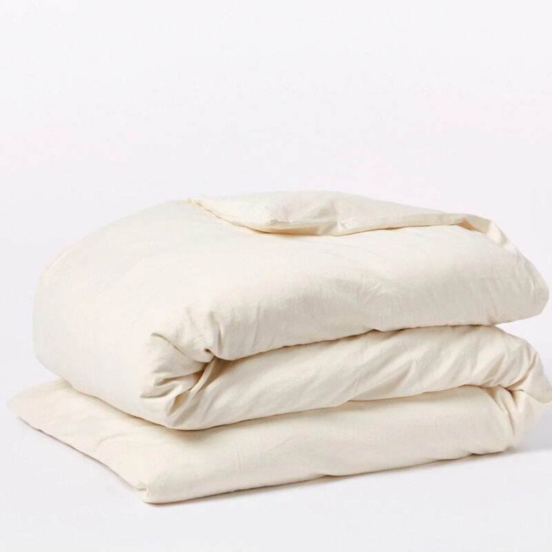 Cloud Soft Organic Sateen Duvet Cover Full/Queen Undyed | Coyuchi
