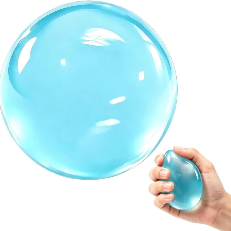 Coconut Oil Squishy Stress Ball, Non-Rebounding Sensory Fidget Toys-Blue (Blue)