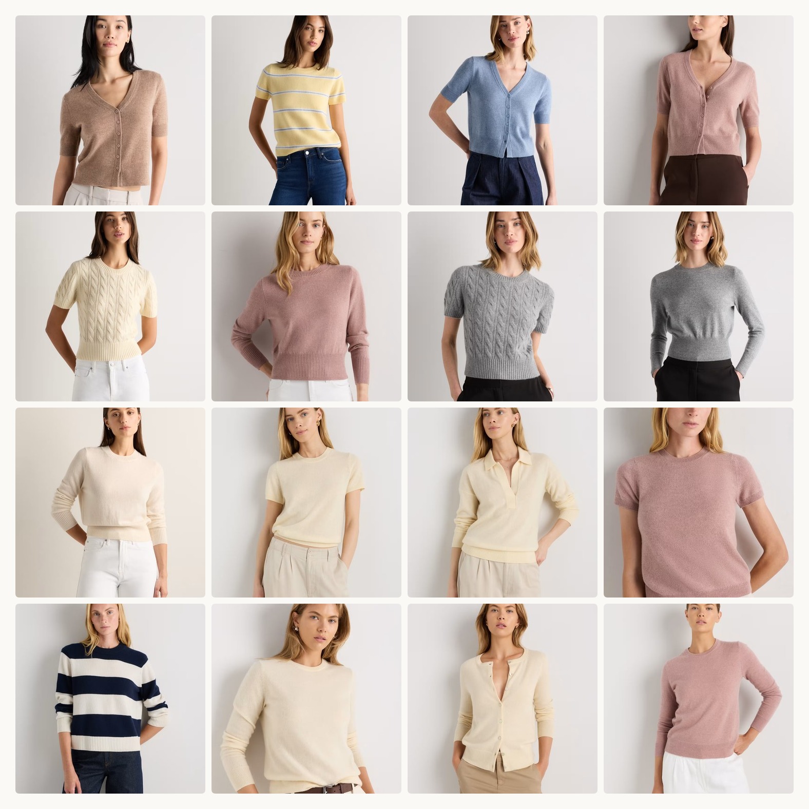 Spring Outfits 2026: The Cashmere Staple - Product Collection
