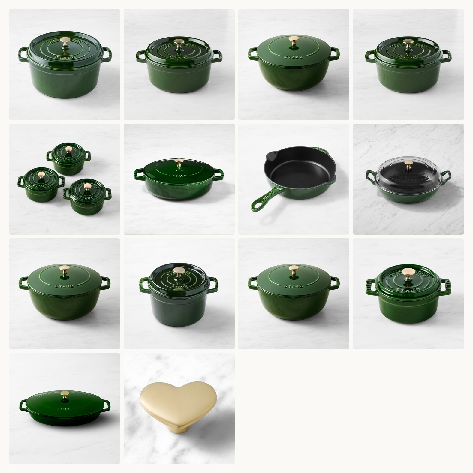Staub Basil with Brass: A Collection Rooted in Timeless Functionality - Product Collection