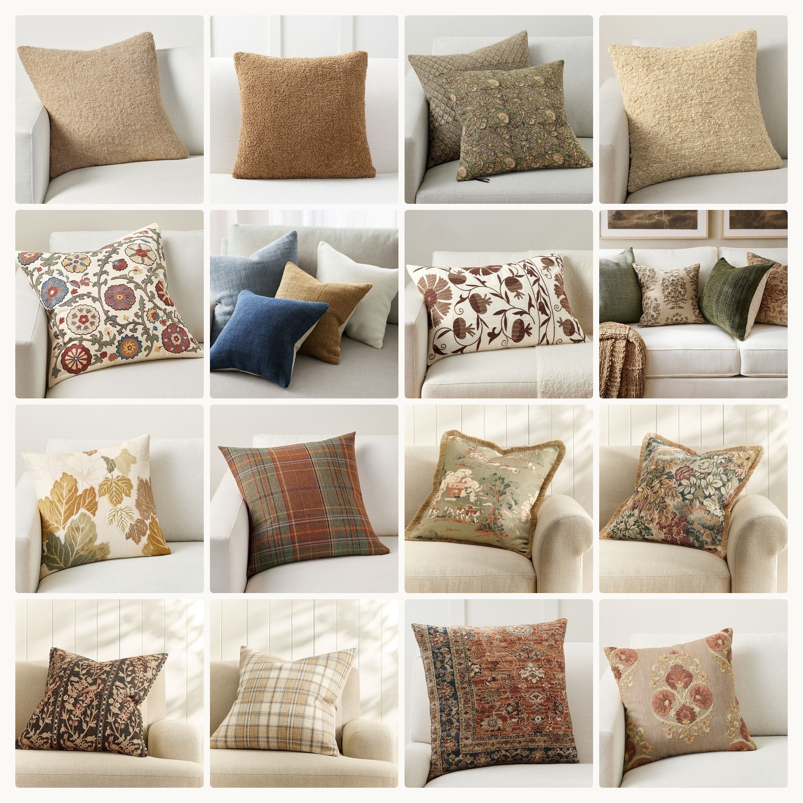 30+ Best Fall Pillow Covers for 2026 (Plaid, Velvet, Embroidered & More) - Product Collection