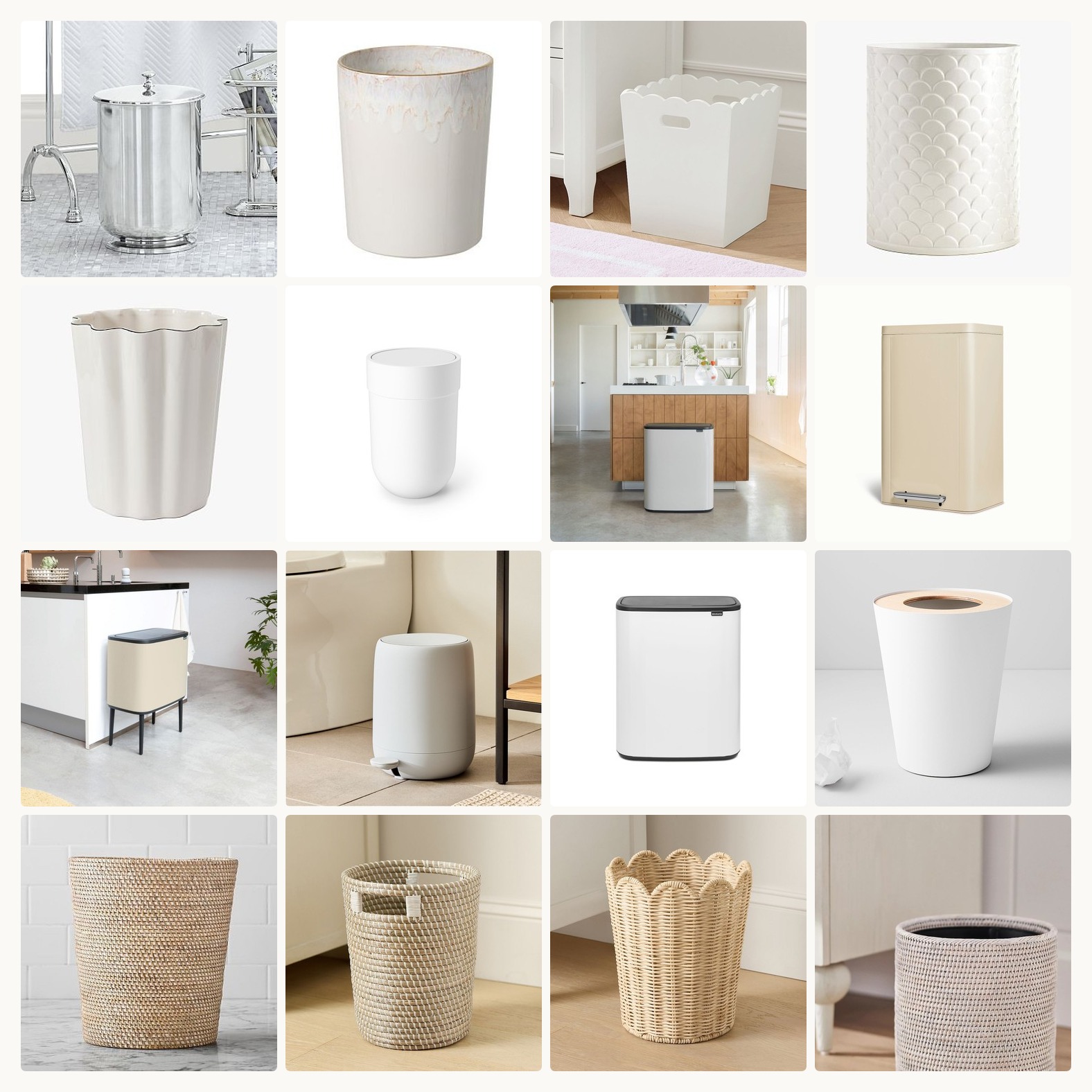 The Best Aesthetic Trash Cans for Every Room (2026) - Product Collection
