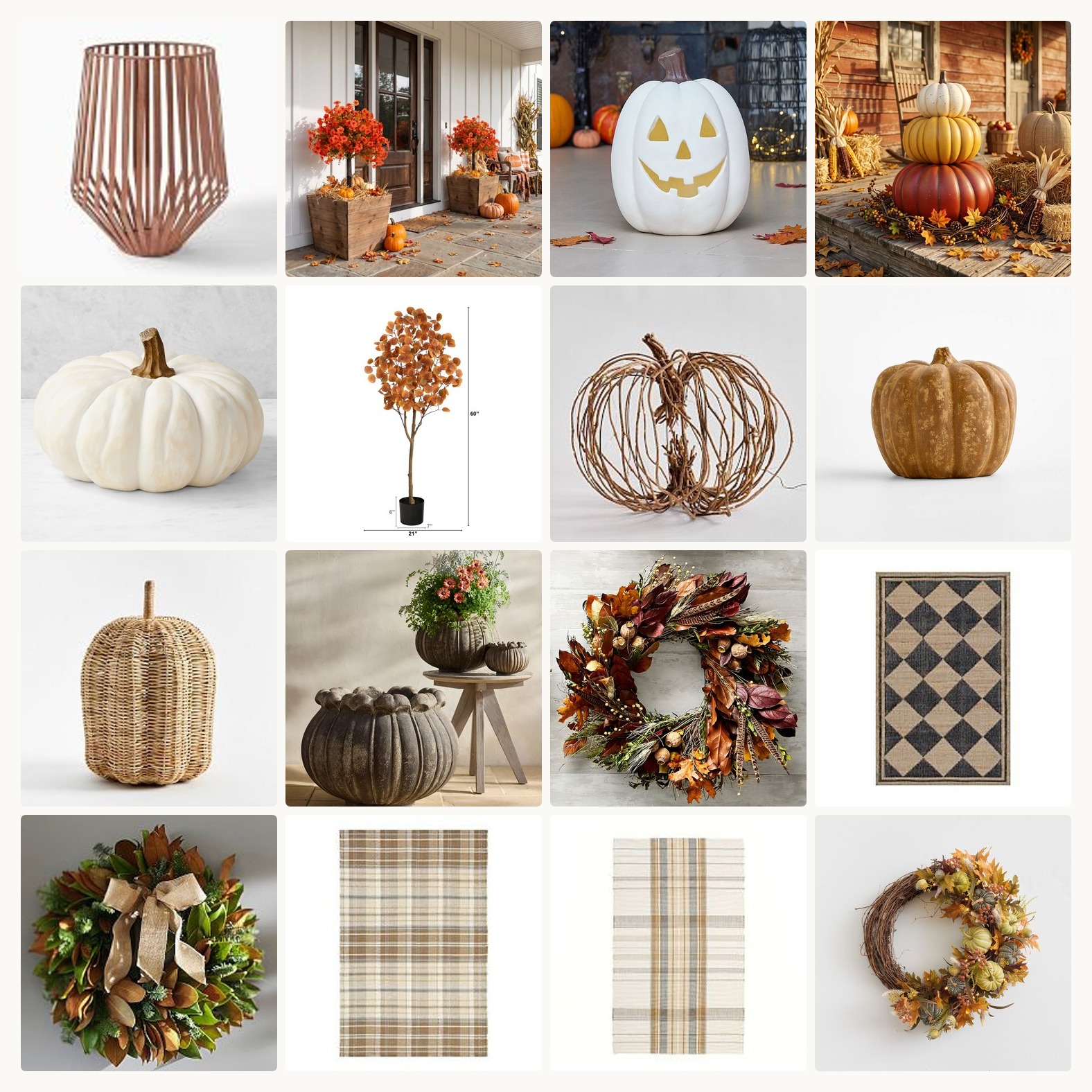 Fall Front Porch Decor Ideas to Welcome the Season - Product Collection