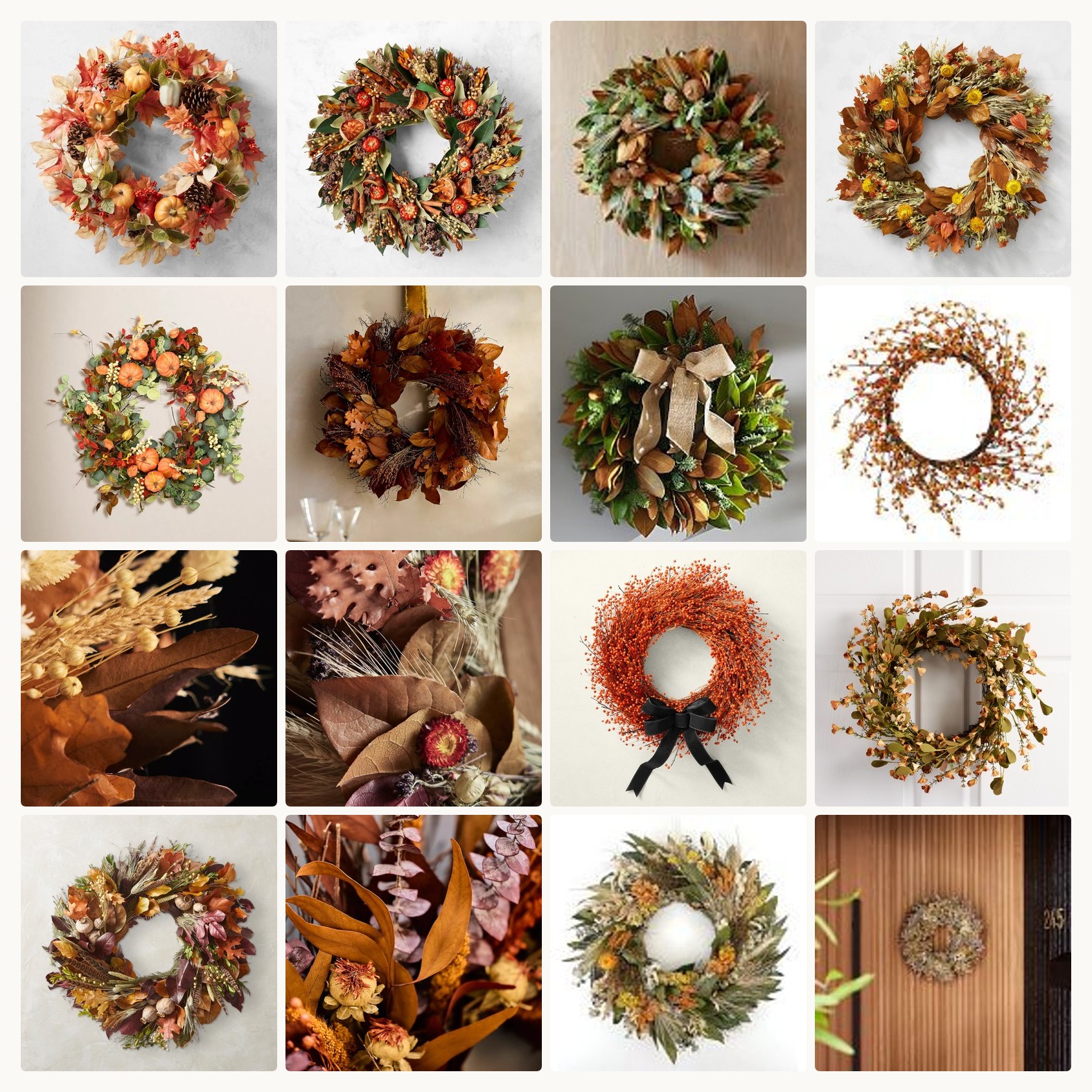 The Best Fall Wreaths to Refresh Your Front Door - Product Collection