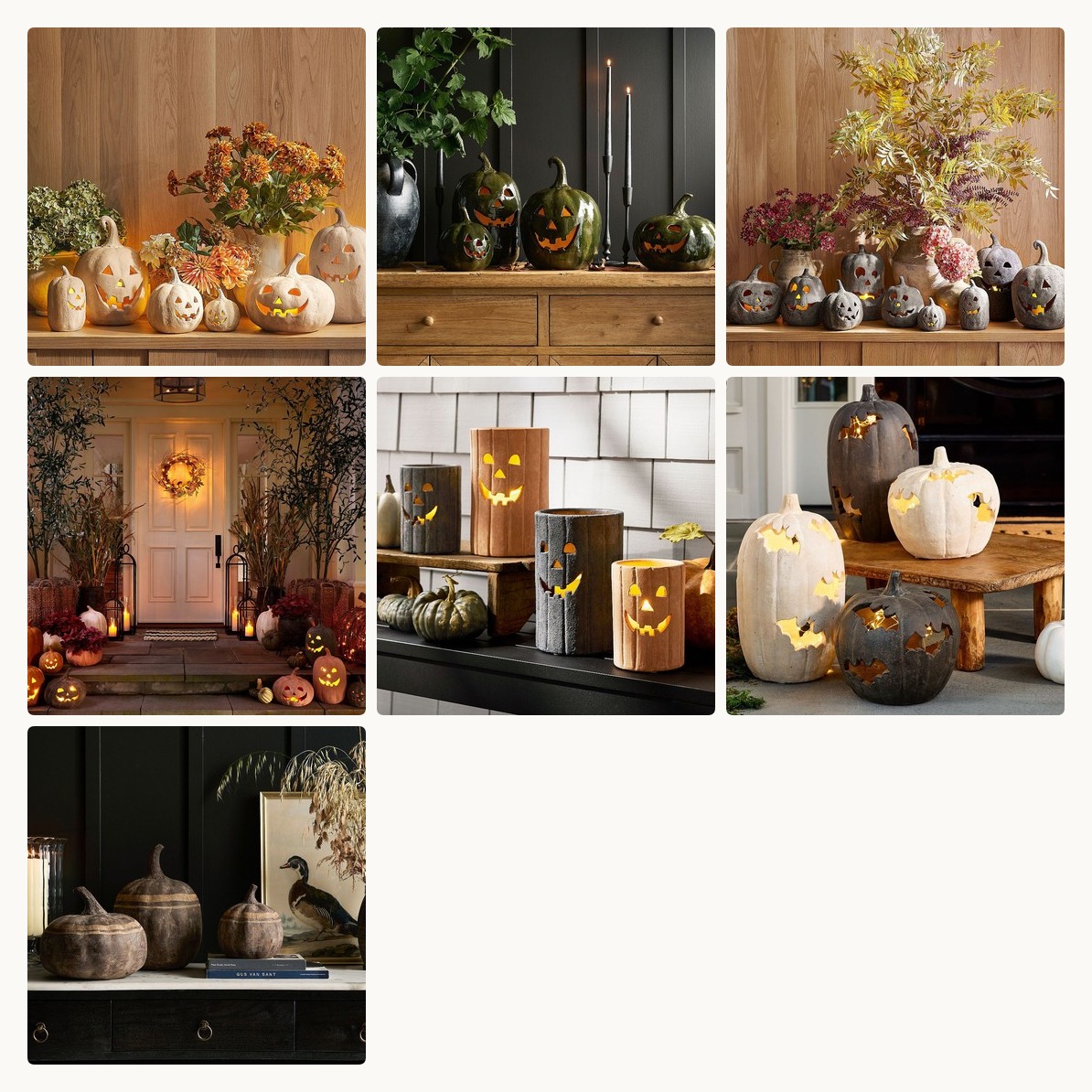 Terracotta Pumpkins & Jack O'Lanterns: The One Halloween Decor You'll Use All Season - Product Collection