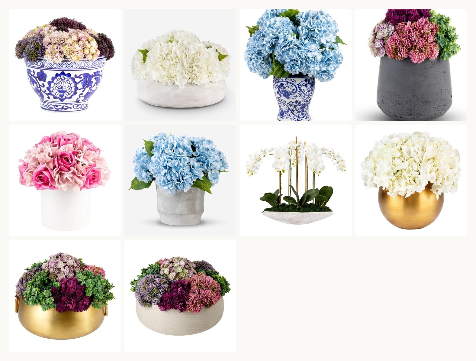 There's a reason faux florals have quietly taken over the home decor world — real flowers are beautiful for about five days and then you're fishing wilted stems out of a vase over the sink. Good faux arrangements solve that problem without the telltale