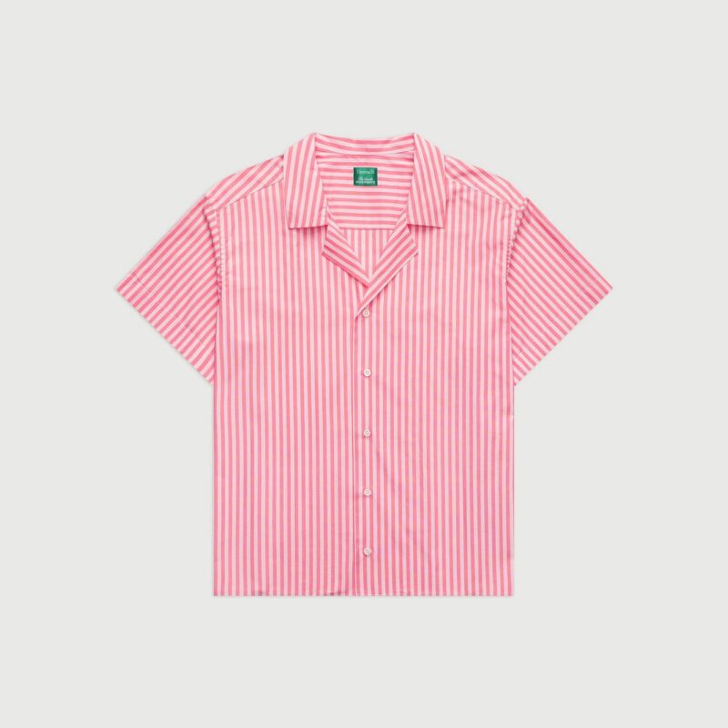The Notched Collar Short Sleeve, Coppola Stripes