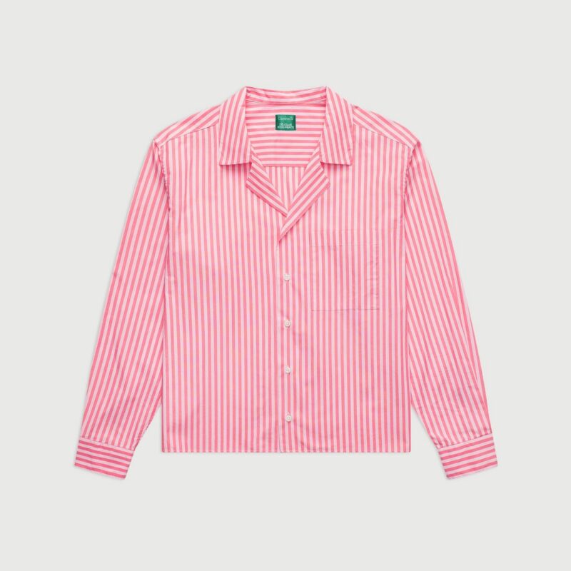 The Notched Collar Long Sleeve, Coppola Stripes