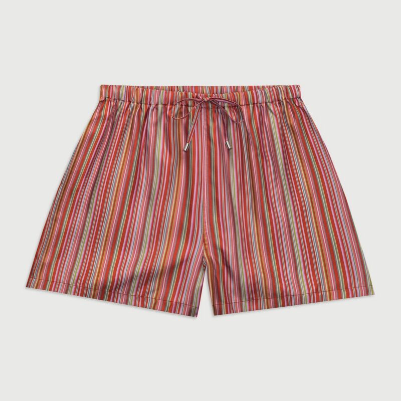 The Drawstring Short, Silk Twill