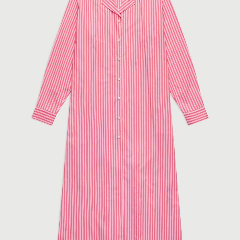 The Notched Collar Shirtdress, Coppola Stripes