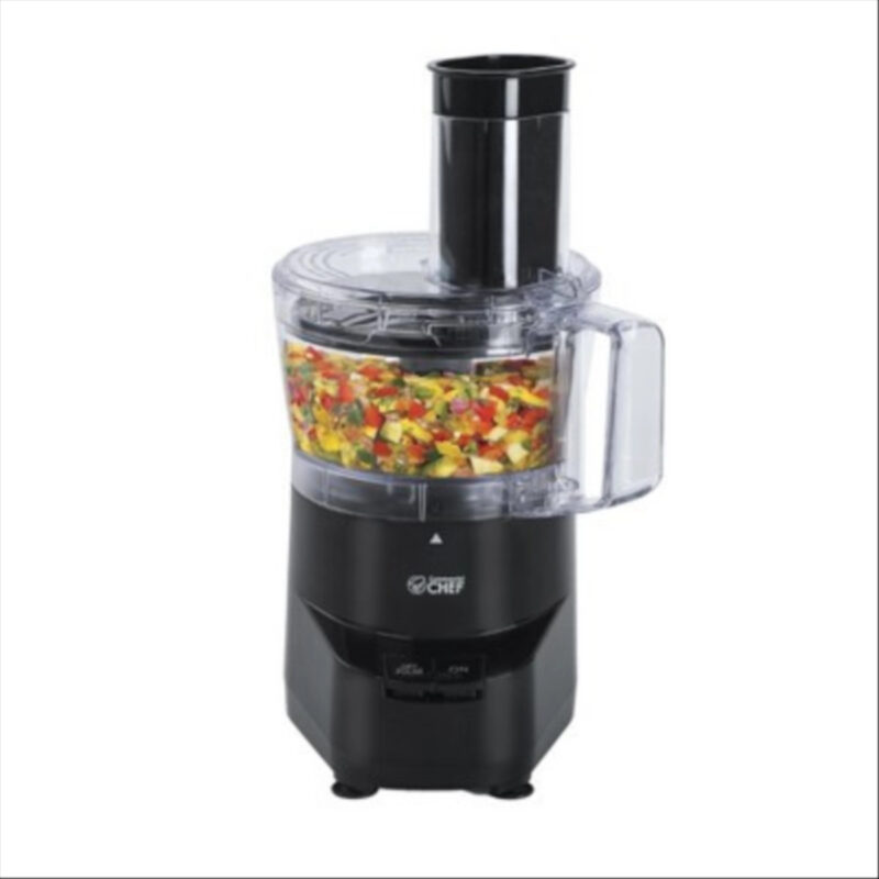 COMMERCIAL CHEF 4-Cup Food Processor 450W with 2 Speeds, Black