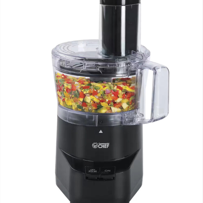 Commercial Chef - 4-cup Food Processor - Black