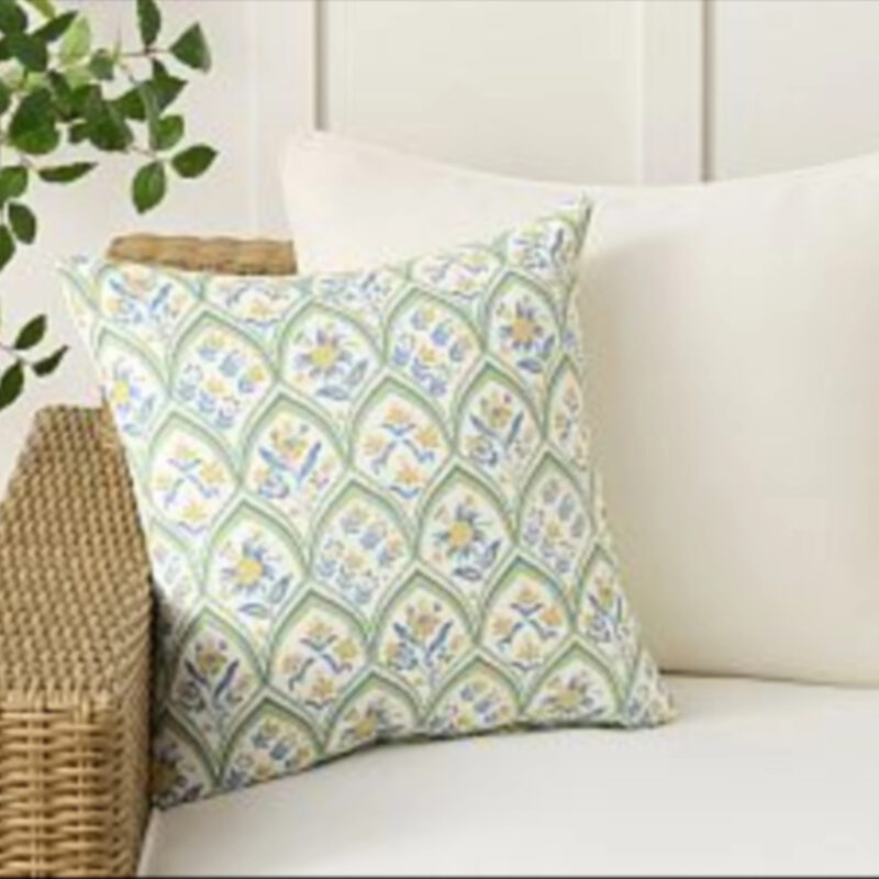 Cordellia Reversible Floral Outdoor Pillow