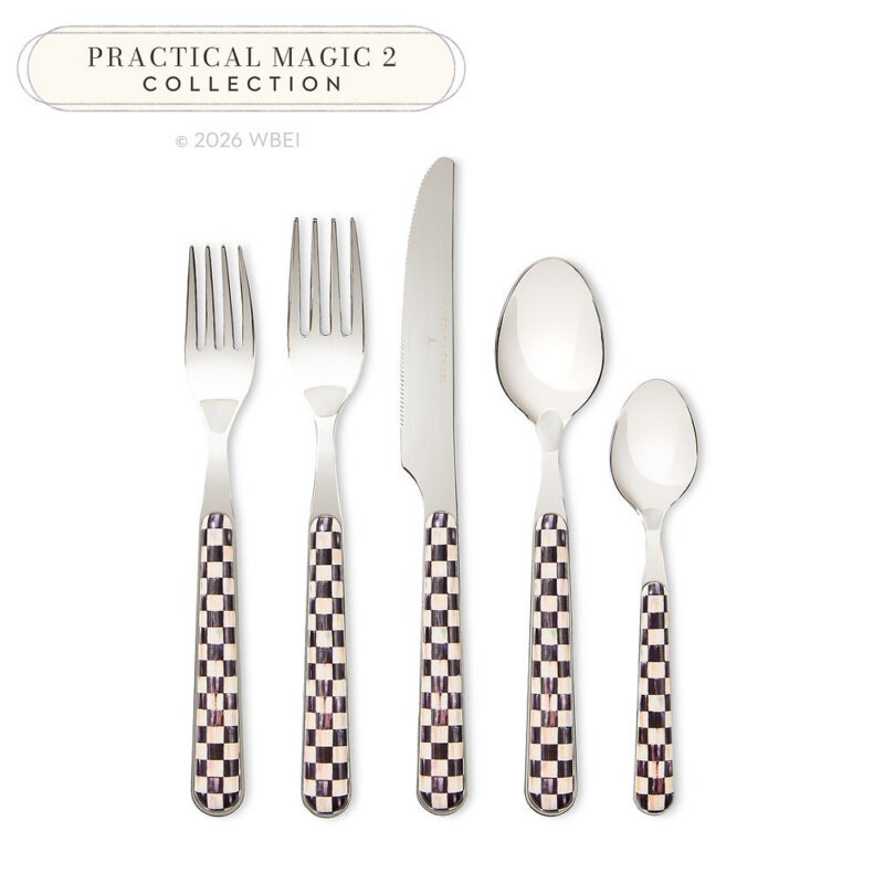 Courtly Check Bistro Flatware 5 Piece Place Setting