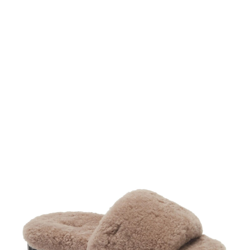 Cozetta Curly Genuine Shearling Slide Slipper (Women) | Nordstrom