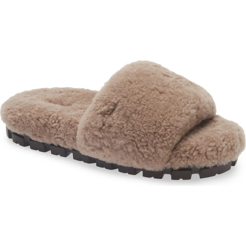 Cozetta Curly Genuine Shearling Slide Slipper (Women) | Nordstrom