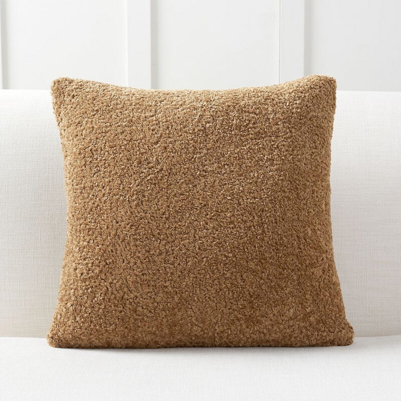 Cozy Teddy Faux Fur Pillow Cover
