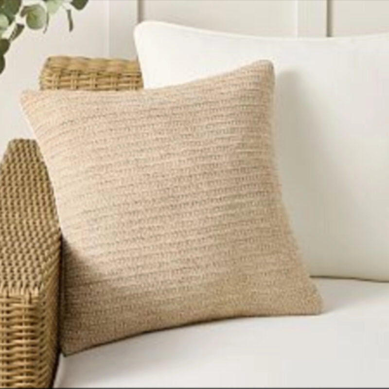 Culver Textured Woven Outdoor Pillow