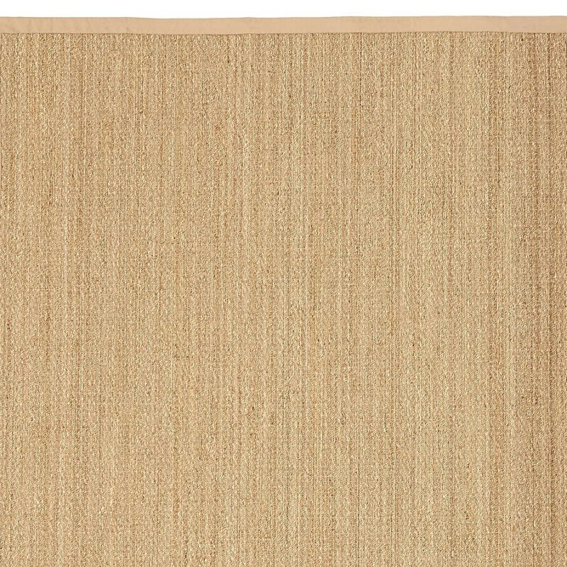 Custom Color-Bound Seagrass Rug